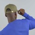 Бейсболка DAD HAT-S, 5 клиньев, металлическая застежка