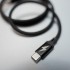 Кабель COIL магнитный для зарядки и передачи данных, 100Вт, 480Мб/с, нейлоновая оплетка, черный