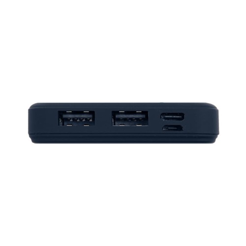 Универсальный аккумулятор Flash 10 (10000 мАч) с подсветкой и soft touch,синий,13,7х6,87х1,55 мм