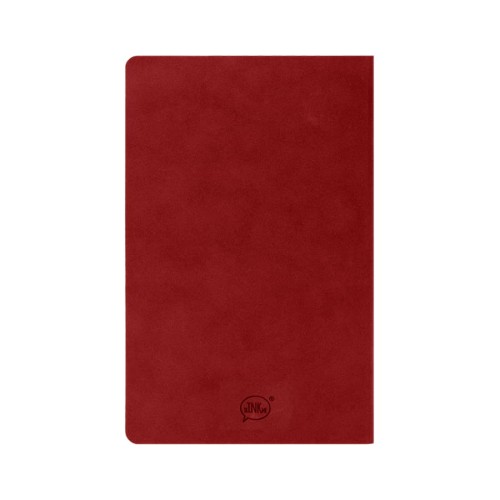 Бизнес-блокнот ALFI, A5, красный, мягкая обложка, в линейку