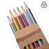 Цветные карандаши METALLIC, 6 цветов