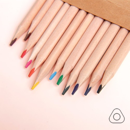Цветные карандаши KINDERLINE middle,12 цветов
