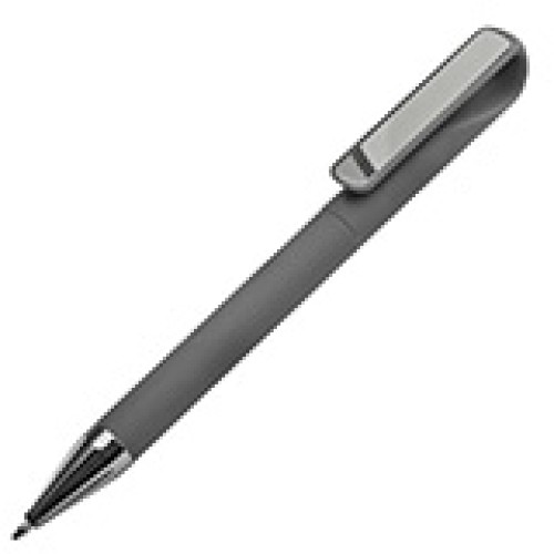 Ручка шариковая GLOSSY GUN с покрытием soft touch