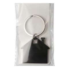 Брелок TONER HAUS; 4,1 x 3,7 x 0,5 см; черный, металл/пластик