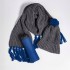 Набор подарочный COLD NIGHT: шарф и шапка, термокружка; красный