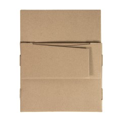 Коробка подарочная Big BOX, размер: 24 x 21 x 11 см картон МГК бур., самосборная