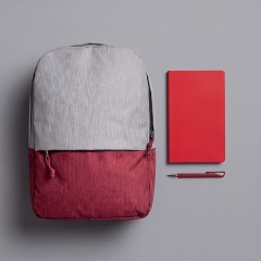 Подарочный набор READYPACK: рюкзак, ручка, блокнот, красный