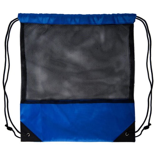 Рюкзак мешок с укреплёнными уголками Mesh, красный, 35*41 см, полиэстер 210D