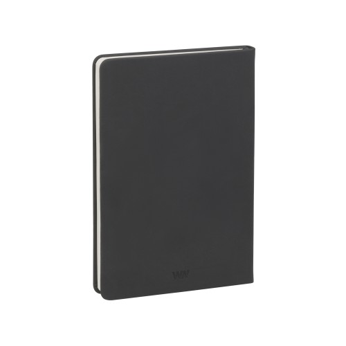 Ежедневник недатированный Милан, А5, покрытие soft touch, черный