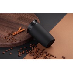 Термостакан Unicup 300 мл, покрытие soft touch, черный