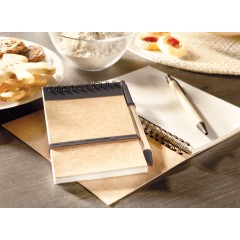 Блокнот с ручкой Papyrus, черный