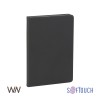 Ежедневник недатированный Милан, А5, покрытие soft touch, черный