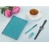 Блокнот Венеция, формат А5, бирюзовый