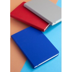 Ежедневник недатированный Милан, А5, покрытие soft touch, синий