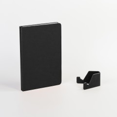 Блокнот Стендап А5 с подставкой под смартфон, черный