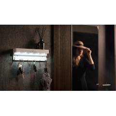 Ключница KeyHub с подсветкой, белый