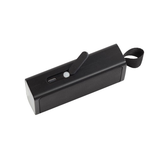 Bluetooth колонка Vibe 5Вт с фонариком и магнитным креплением, черный