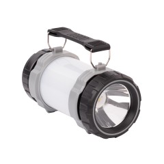Туристический led-фонарь Campus с аккумулятором 4000 mAh, черный с серым