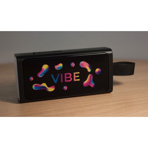 Bluetooth колонка Vibe 5Вт с фонариком и магнитным креплением, черный