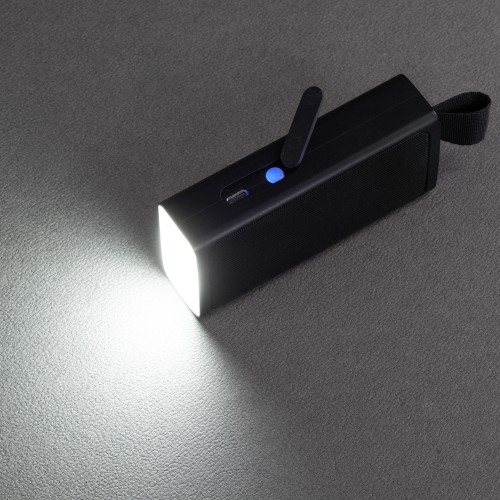 Bluetooth колонка Vibe 5Вт с фонариком и магнитным креплением, черный