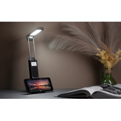 Складная лампа-фонарь Smart LED, черный