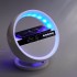 Bluetooth колонка Smart Orb 5Вт с беспроводным (15W) ЗУ, лампой, часами, FM радио, белый