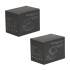 Bluetooth колонка-подставка Rock 3Вт с беспроводным зарядным устройством и подсветкой логотипа, черный
