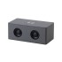 Bluetooth колонка Cool Gray с двумя динамиками (2х3Вт) и беспроводным зарядным устройством, переработанный пластик (RPET), серый