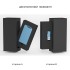Набор зарядное Theta 4000 mAh + флеш-карта Vostok 16Гб  в футляре, голубой, покрытие soft touch, голубой