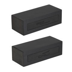 Набор зарядное Theta 4000 mAh + флеш-карта Vostok 16Гб  в футляре, голубой, покрытие soft touch, голубой
