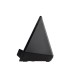 Настольная Bluetooth колонка (3Вт) Smart Pyramid с часами и беспроводным (15W) зарядным устройством, с подсветкой логотипа, черный
