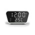 Настольные часы Smart Clock с беспроводным (15W) зарядным устройством, будильником и термометром, белый