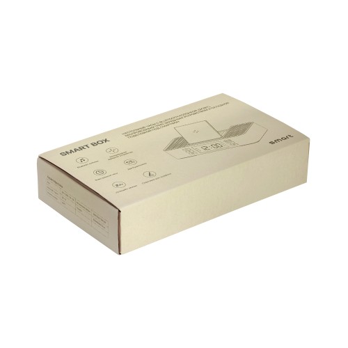 Настольные часы Smart Box с bluetooth колонкой (2х3Вт), беспроводным (15W) зарядным устройством и складной подставкой под смартфон, черный