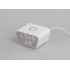 Настольные часы Smart Clock с беспроводным (15W) зарядным устройством, будильником и термометром, белый