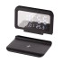 Настольные часы Smart Time с беспроводным (15W) зарядным устройством, будильником и термометром, со съёмным дисплеем, черный