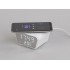 Настольные часы Smart Clock с беспроводным (15W) зарядным устройством, будильником и термометром, белый