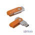 Флеш-карта Vostok, объем памяти 16GB, покрытие soft touch#, оранжевый