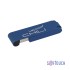 Флеш-карта Case 8GB, покрытие soft touch, темно-синий