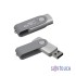Флеш-карта Vostok, объем памяти 16GB, покрытие soft touch#, серый