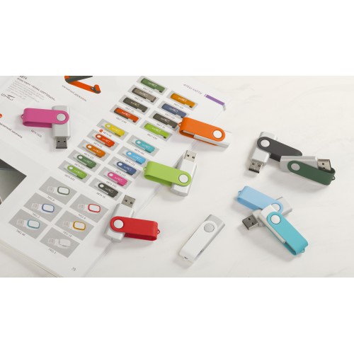 Флеш-карта Vostok, объем памяти 16GB, покрытие soft touch#, голубой