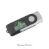 Флеш-карта Vostok SOFTGRIP 16 Гб, покрытие softgrip, черный
