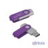 Флеш-карта Vostok, объем памяти 16GB, покрытие soft touch#, фиолетовый