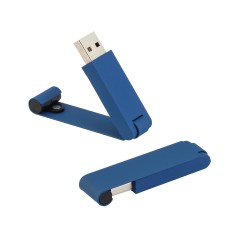 Флеш-карта Case 8GB, покрытие soft touch, темно-синий