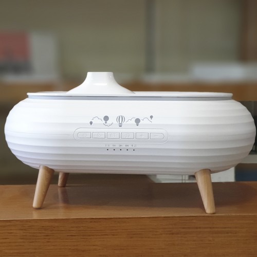 Увлажнитель воздуха Smart Air с bluetooth-колонкой, мелодиями и релаксирующими шумами, с подсветкой и ароматизатором, белый