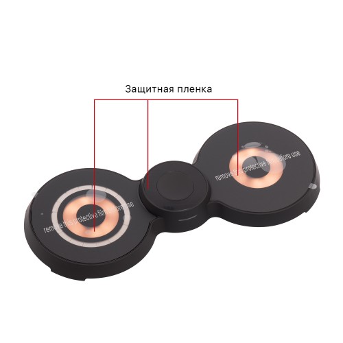Беспроводная (15W) зарядная станция Cheb с прозрачным корпусом и MagSafe, черный