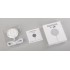 Беспроводное (15W) зарядное устройство Sticker с присосками, белый