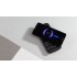 Беспроводное зарядное устройство Sticky SOFTTOUCH, 10000 mAh с подсветкой логотипа и присосками, черный