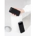 Зарядное (22.5W) устройство Grade SOFTTOUCH 10000 mAh с подсветкой логотипа, встроенными кабелями и цифровым индикатором заряда, черный