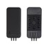 Беспроводное зарядное (22.5/15W) устройство Topfull SOFTTOUCH 10000 mAh с подсветкой лого, присосками, встроенными кабелями, с подставкой, черный