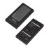 Беспроводное зарядное устройство ShineMax SOFTTOUCH, 10000 mAh с подсветкой логотипа и цифровым индикатором заряда, черный